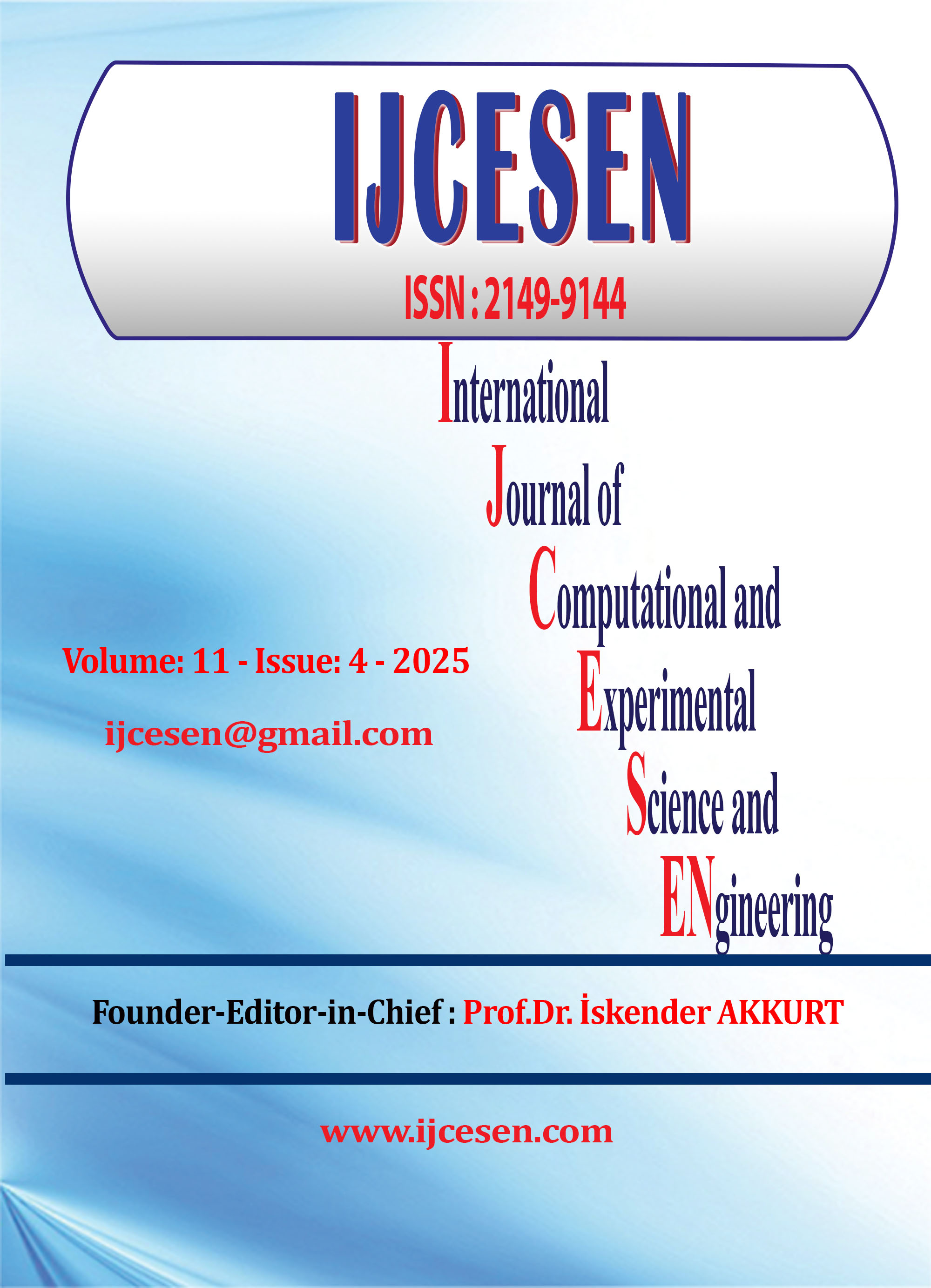 					View Vol. 11 No. 4 (2025): IJCESEN
				